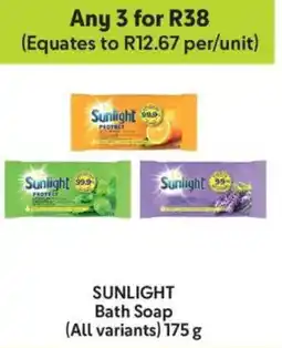 Makro SUNLIGHT Bath Soap offer