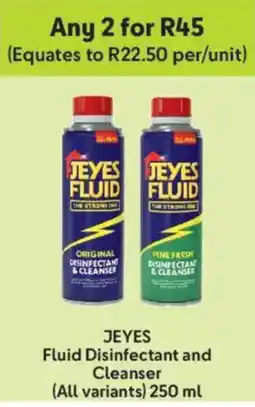 Makro Jeyes Fluid Disinfectant and Cleanser offer