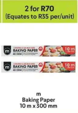 Makro m Baking Paper offer