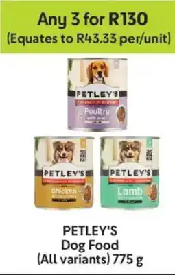 Makro Petley's Dog Food offer