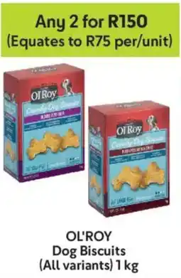 Makro Ol'roy Dog Biscuits offer