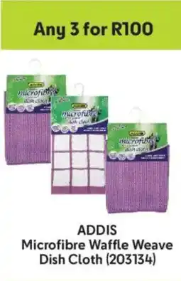 Makro Addis Microfibre Waffle Weave Dish Cloth offer