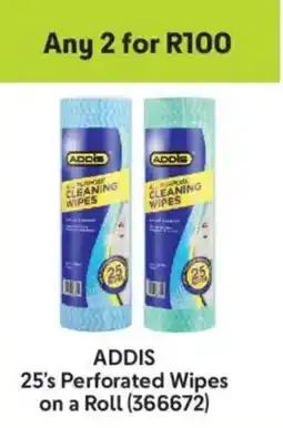 Makro Addis Perforated Wipes on a Roll offer