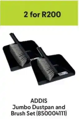 Makro Addis Jumbo Dustpan and Brush Set offer