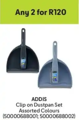 Makro Addis Clip on Dustpan Set offer
