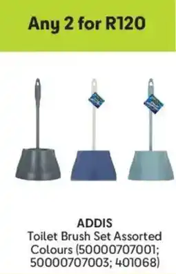 Makro Addis Toilet Brush Set Assorted Colours offer