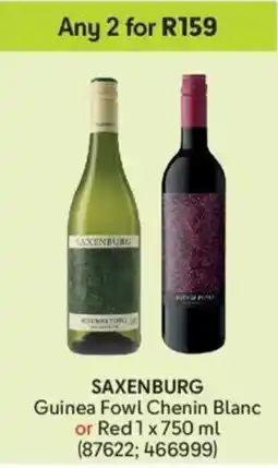 Makro Saxenburg Guinea Fowl Chenin Blanc or Red offer