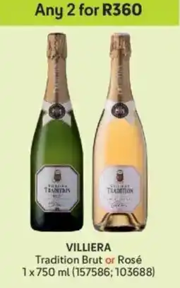 Makro Villiera Tradition Brut or Rosé offer