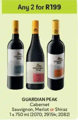Makro Guardian Peak Cabernet Sauvignon, Merlot or Shiraz offer