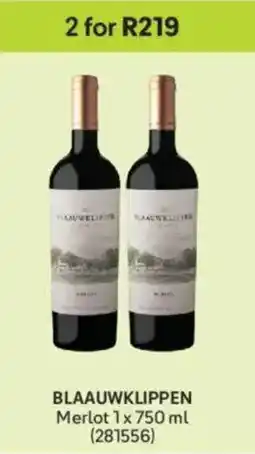 Makro Blaauwklippen Merlot offer