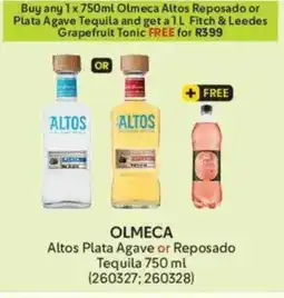 Makro Olmeca Altos Plata Agave or Reposado Tequila offer