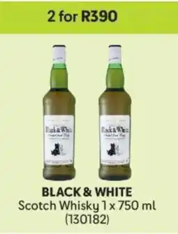 Makro Black & White Scotch Whisky offer
