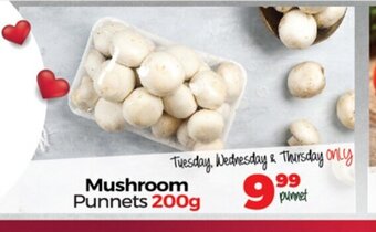 Mushroom Punnets 200g