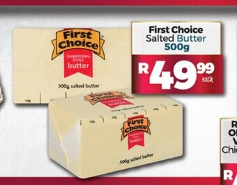 Take 'n Pay First Choice Salted Butter 500g offer
