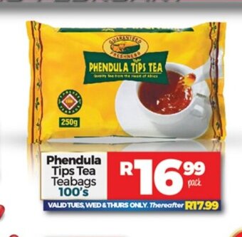 Take 'n Pay Phendula Tips Tea Teabags 100's offer