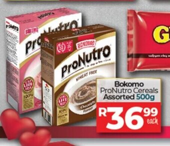 Take 'n Pay Bokomo ProNutro Cereals Assorted 500g offer