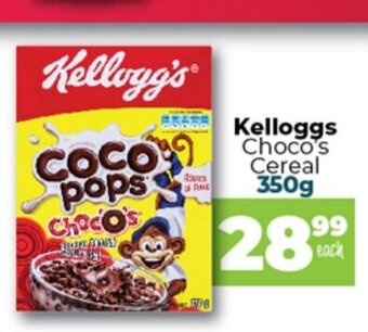 Take 'n Pay Kelloggs Choco's Cereal 350g offer