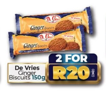 Take 'n Pay De Vries Ginger Biscuits 150g offer