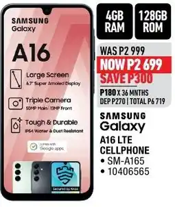 Home Corp SAMSUNG Galaxy A16 offer