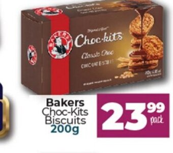 Take 'n Pay Bakers Choc-Kits Biscuits 200g offer