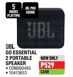 Home Corp JBL GO ESSENTIAL 2 PORTABLE SPEAKER offer