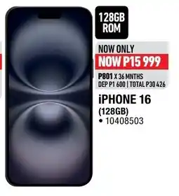 Home Corp iPhone 16 (128GB) offer