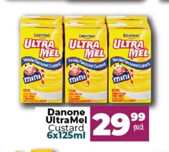 Take 'n Pay Danone UltraMel Custard 6x125ml offer