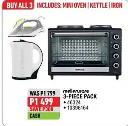 Home Corp mellerware 3-PIECE PACK offer