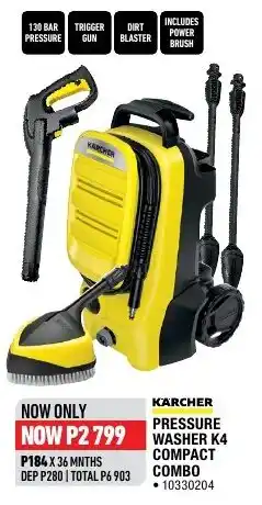 Home Corp Karcher Pressure Washer K4 Compact Combo offer