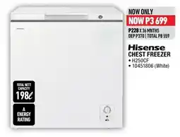Home Corp Hisense Chest Freezer offer