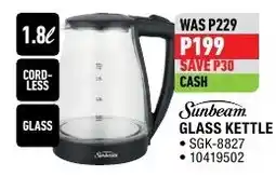 Home Corp Sunbeam Glass Kettle offer