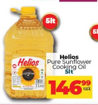 Take 'n Pay Helios Pure Sunflower Cooking Oil 5lt offer