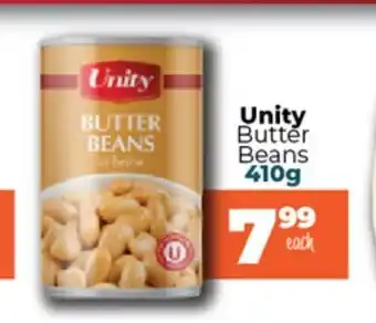 Take 'n Pay Unity Butter Beans 410g offer