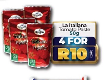 Take 'n Pay La Italiana Tomato Paste 50g offer