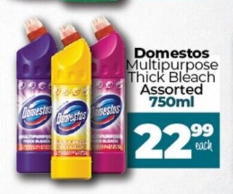 Take 'n Pay Domestos Multipurpose Thick Bleach Assorted 750ml offer