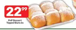 Pick n Pay PnP Dessert Topped Buns 6s offer