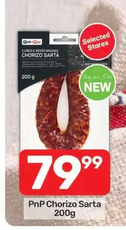 Pick n Pay PnP Chorizo Sarta 200g offer
