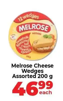 Food Lover's Market Melrose Cheese Wedges Assorted 200 g offer