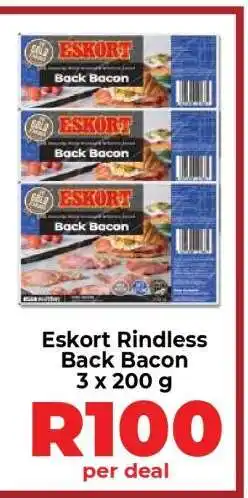 Food Lover's Market ESKORT Rindless Back Bacon offer