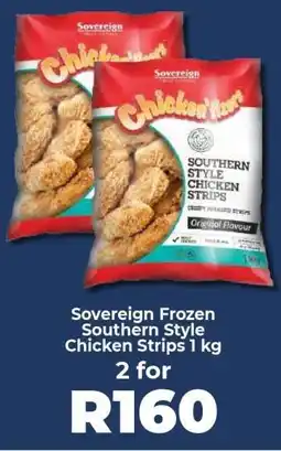Food Lover's Market Sovereign Frozen Southern Style Chicken Strips 1 kg offer