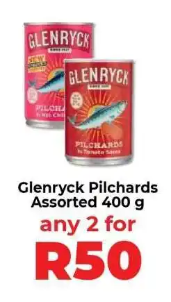 Food Lover's Market Glenryck Pilchards Assorted 400 g offer