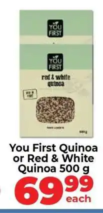 Food Lover's Market You First Quinoa or Red & White Quinoa 500 g offer