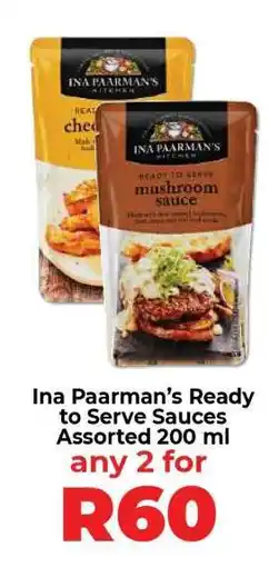 Food Lover's Market Ina Paarman's Ready to Serve Sauces Assorted 200 ml offer