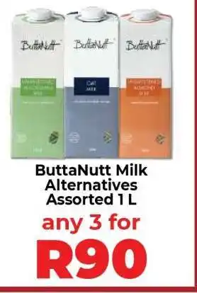 Food Lover's Market ButtaNutt Milk Alternatives Assorted 1 L offer