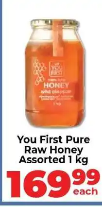 Food Lover's Market You First Pure Raw Honey Assorted 1 kg offer