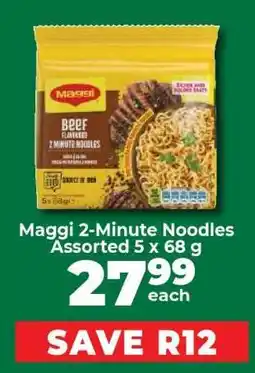 Food Lover's Market Maggi 2 Minute Noodles Assorted 5 x 68 g offer