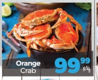 Take 'n Pay Orange Crab per kg offer