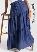 PEP 23Tiered Maxi Skirt (24-40)-Each offer