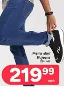 PEP Men's Slim Fit Jeans (26-46)-Each offer