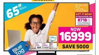 MTN Samsung - 65" Smart QLED 4K TV offer